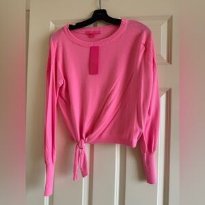 Lilly Pulitzer Vibrant Pink Knit Top